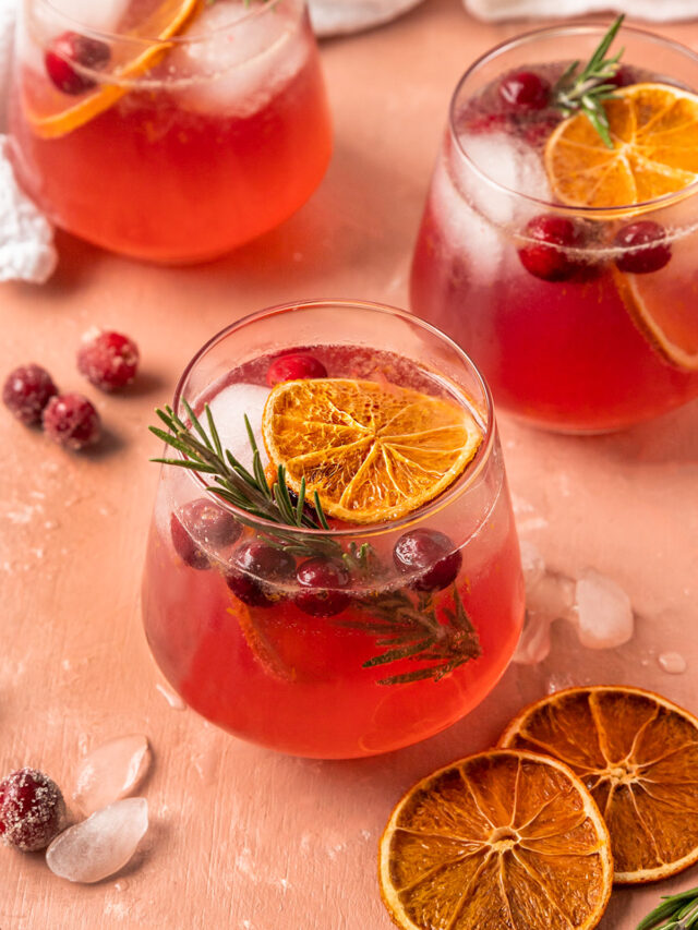 Cranberry Gin Cocktail ShortGirlTallOrder