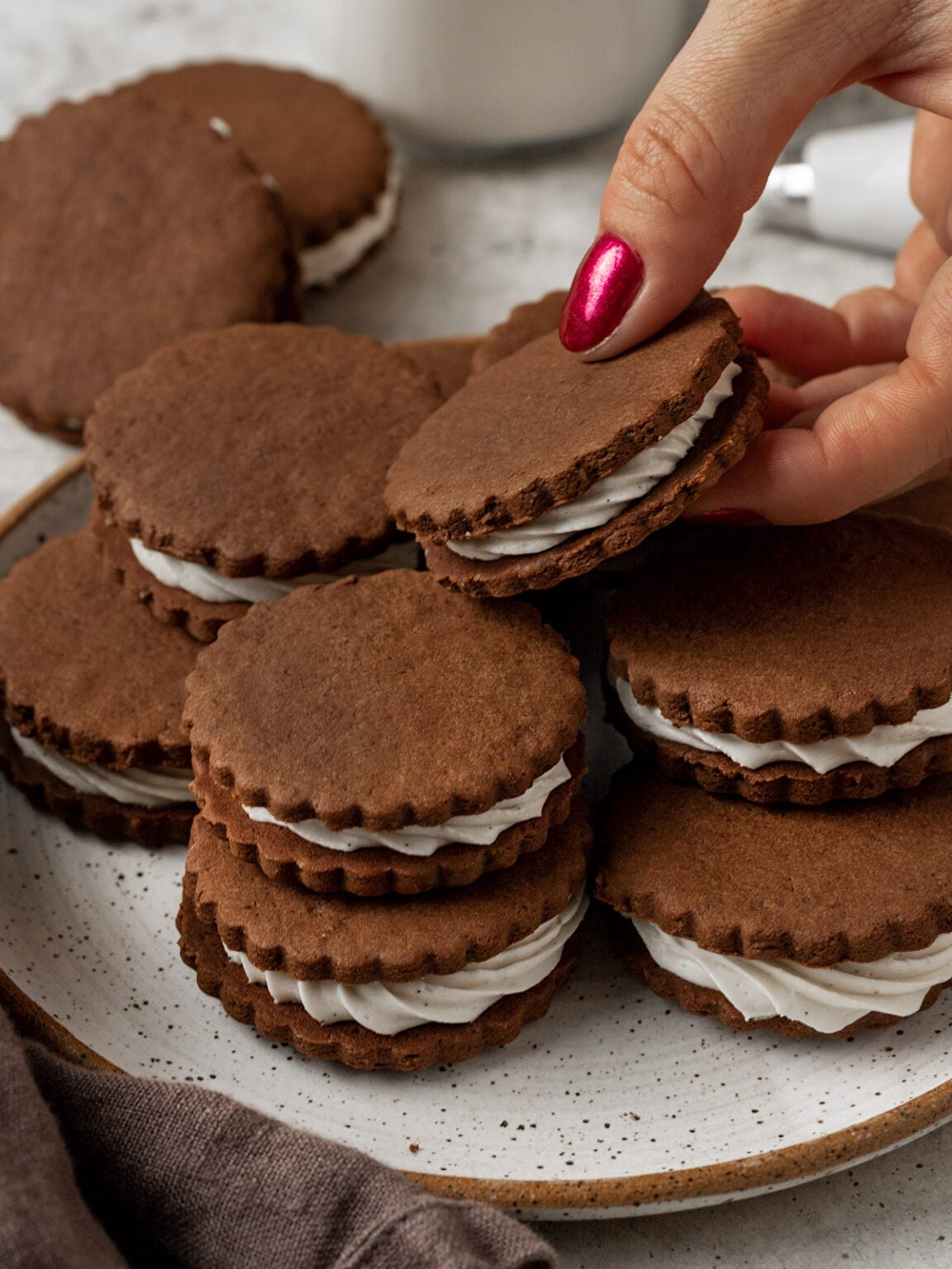 Vegetable Oreo Homemade Vegan Oreos - ShortGirlTallOrder