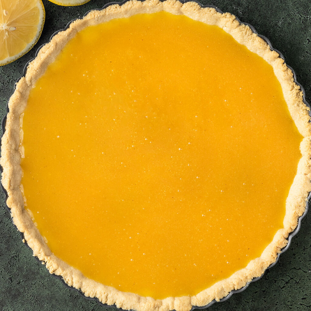 Vegan Lemon Tart (GF) ShortGirlTallOrder