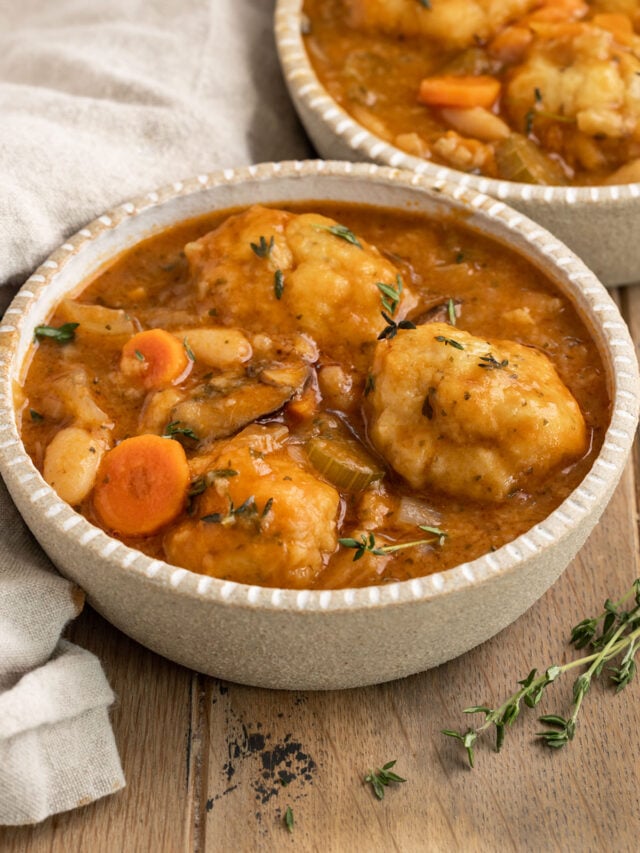 Vegan Dumpling Stew ShortGirlTallOrder