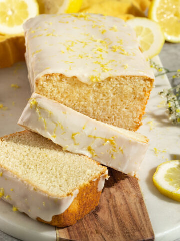 Vegan Lemon Loaf Cake - ShortGirlTallOrder