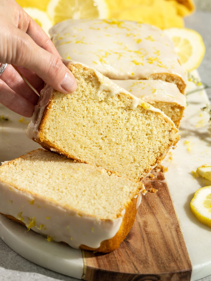 Vegan Lemon Loaf Cake - ShortGirlTallOrder
