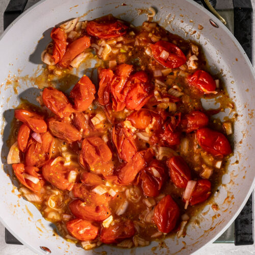 Burst Tomato Basil Butter Beans ShortGirlTallOrder