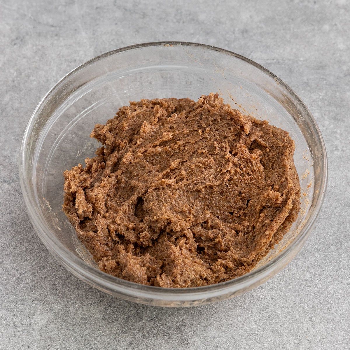 bowl of butter, cinnamon, and brown sugar mixed together.